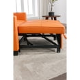 thumbnail image 4 of Leather Futon | Adjustable Back, USB & Side Pockets | Relaxing in Living Room, 4 of 6