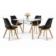 thumbnail image 1 of Set de 4 Sillas y Comedor Mundo In  Sillas JM-1618 Frankfurt Negro y Comedor Rectangular, 1 of 10