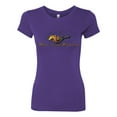 thumbnail image 2 of Wild Bobby, Make It My Mustang Vintage Ford Honeycomb, Cars and Trucks, Women Slim Fit Junior Tee, Purple Rush, Large, 2 of 4