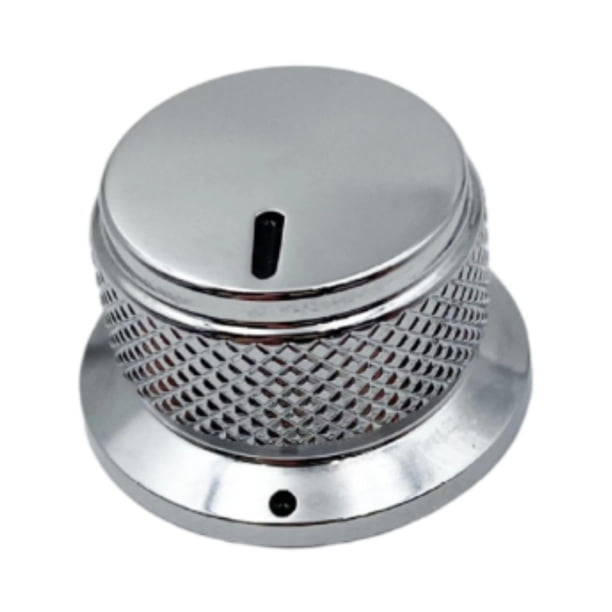 Perillas de potenciómetro Perilla de volumen con llave de ajuste Perilla de audio Interruptor Sombrero de copa Gris