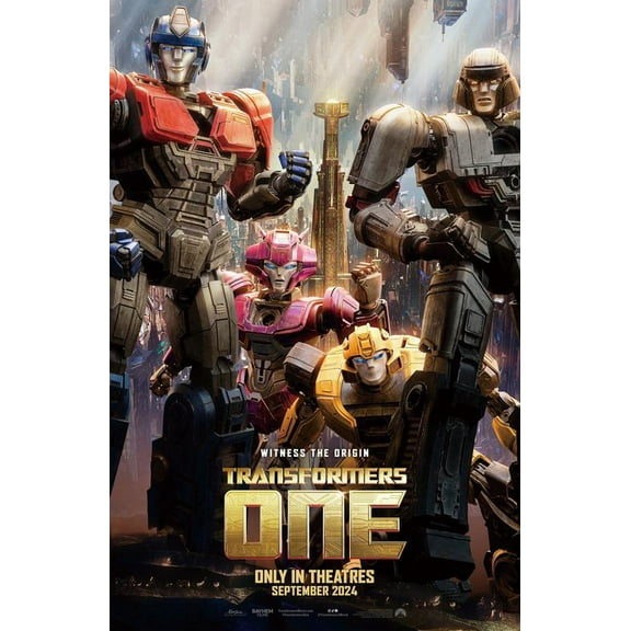 Transformers One 2024 Movie Poster 12x18Inch,30x46cm, Unframed