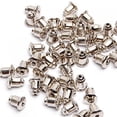 thumbnail image 3 of Granel 50 piezas Plata Cobre Metal Pendiente Tapones traseros Joyería, 3 of 6
