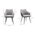 thumbnail image 2 of HomeStock Renaissance Rhapsody Dining Chair Grey, 2 of 4