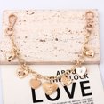 thumbnail image 3 of Sorgerly Gold Heart Charm Bag Chain Purse Strap Decorative Handbag Chain with Lobster Clasps for Women, 3 of 6