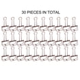 thumbnail image 1 of Abrazaderas De Papel, Estilo Simple De 2 Pulgadas, 30 Piezas, Clips De Carpeta De Alambre De Metal Resistente, Multiusos Para Papeles ANGGREK  Otros, 1 of 8