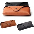 thumbnail image 2 of Portable Unisex Faux Leather Eye Glasses Sunglasses Holder Box Case Cover, 2 of 8