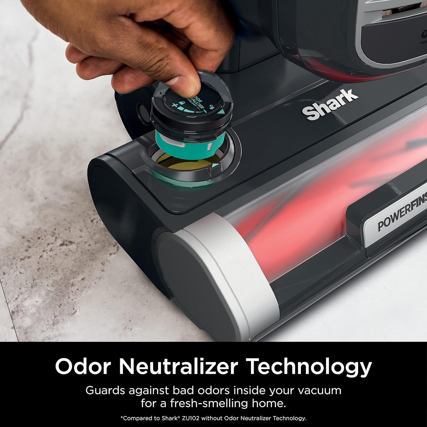Shark Vacuum Cleaners, ZU102 Rotator Pet Upright Vacuum with PowerFins HairPro & Odor Neutralizer Technology, Corded Electric, Charcoal
