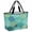 Blue Green, variant on Gray Shell Coral Beach Bag for Women, Large Breathable Mesh Beach Tote Bag, Coastal Summer Beach Nautical Ocean Sandproof Lightweight Travel Bags for Vacation Picnic Swimming Pool 15.7"x15.7"x9.1"