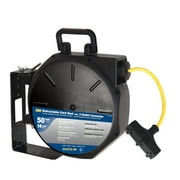 Voltec 50 Ft. 12/3 Sjtw Triple Tap Retractable Reel