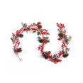 thumbnail image 1 of Cateissary Guirnalda navideña Decoraciones Decoración para el hogar Puerta de la pared Hoja Flores Vid Año Nuevo Vacaciones Guirnaldas colgantes 250 cm Kits de decoración para fiestas Tipo C Cateissary HA069852-03, 1 of 6