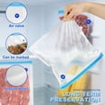 thumbnail image 3 of 30Pcs Sous Vide Bags Reusable, BPA Free Vacuum Sealer Bag, Vacuum Food Storage Bag for Sous Vide Cooking/Microwave Heating -3 Size (S+M+L) Vacuum Zipper Bags, 3 of 10