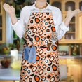 thumbnail image 6 of Leopard Print Adjustable Waterproof Apron for Adults 33x27 Inch – Cooking Apron with 2 Large Pockets, Durable Polyester Bib for Kitchen, Baking, BBQ, and Home Use, 6 of 6