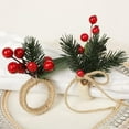 thumbnail image 4 of 3 Unids Pino Servilleteros Servilleteros s de Servilletas de Navidad Nupcial Vintage Servilleta Adorno de Comedor para, 4 of 9