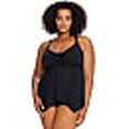 thumbnail image 5 of Plus Size Eco Onyx Sharkbite Underwire Tankini Top Swimsuit, 5 of 5