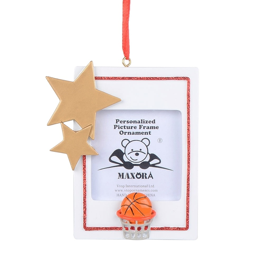 Acrylic Ornament Personalized Custom Female Girl Basketball Player Sport Ball 