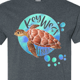 thumbnail image 4 of Inktastic Key West, Florida Swimming Sea Turtle with Bubbles T-Shirt, 4 of 5
