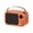 Orange, variant on Small Space Heater Fan, Portable Circulation Heating Fan with Overheat Protection, Quiet Desktop Floor Electric Heater, Compact Warm Air Blower for Home Bedroom Office Indoor Personal Heating Use
