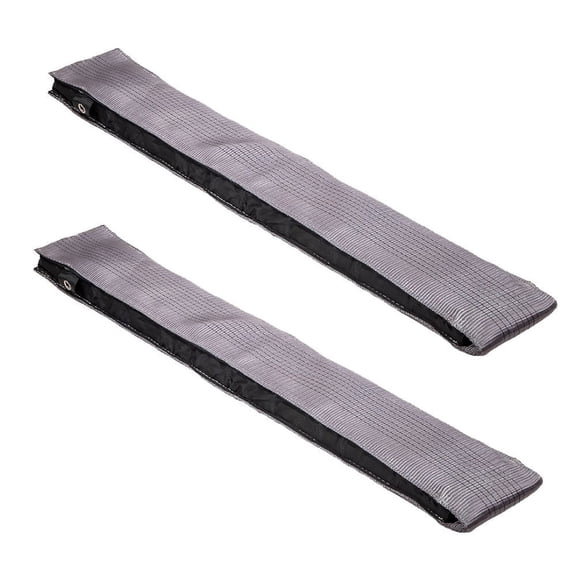 43" x 6" Nylon Gray Forklift Fork Sleeves with 2 mm Woven Core for Protects Products and Materials from Scratching, Rubbing and Sharp Fork Tips - 1Pair