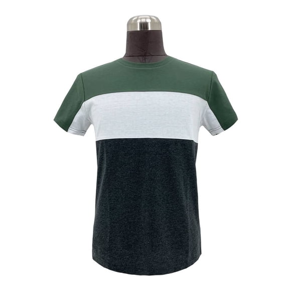 Playera George Talla CH de Bloques Multicolor