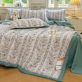 thumbnail image 4 of Sokhug Lightweight Summer Quilt Washed Double Layer Yarn for Air Conditioner, 78.74x59.06 Inches, Multicolor, 4 of 6