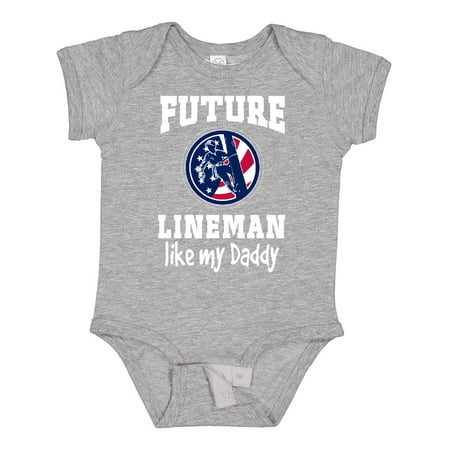 

Inktastic Future Lineman Like Daddy Gift Baby Boy Bodysuit