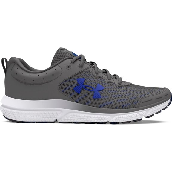 Under Armour Charged Assert 10 Men's Running Shoes Color: Gray Royal Blue Size: 10.5