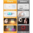 thumbnail image 3 of Stair Lights Indoor RGB & Warm White, Rechargeable Motion Sensor Night Light, Wireless Motion Sensor Lights Indoor for Stair, Bathroom, Hallway, Kitchen, Closet, Cabinet, Bedroom, 3 of 4