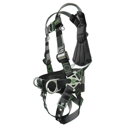 Miller Universal Revolution Welder's Harness With DualTech Webbing, Removable Belt, Side D-Rings And Pad And Tongue Buckle Legs