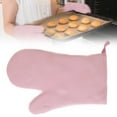 thumbnail image 2 of MOQIN Heat Resistant Thick Microwave Oven Gloves, Heatproof Cotton Cooking Mitts for Kitchen, Baking, Grilling, Home Use, Protection from Hot Pots, Pans, and Baking Trays,11 Inch,1-pack, 2 of 9