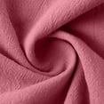 thumbnail image 4 of Uootdi Women's Shirts V Neck 3/4 Sleeve Linen Blend Solid Blouses Casual Daily Style Lightweight Breathable Loose Fit Tops Gift, 4 of 6