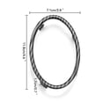 thumbnail image 3 of Car Air Conditioning Trim Outlet Decoration Sticker for Ford Focus 2 Mk2 4Pcs Carbon Fiber, 3 of 9