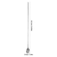 thumbnail image 2 of NUOLUX 2Ud Cucharas Telescópicas En Acero Inoxidable Para Cocina Camping Y Uso Portátil Color Plata, 2 of 8