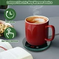 thumbnail image 3 of Deago Electric Coffee Mug Warmer for Desk with Auto Shut Off, 2 Temperature-Setting Smart Cup Warmer for Heating Coffee, Beverage, Milk and Tea, 3 of 9