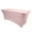 Pink, variant on Ultimate Textile 5 ft. Fitted Spandex Table Cover - for 24 x 60-Inch Banquet and Folding Rectangular Tables, Lemon Yellow