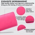 thumbnail image 2 of ALLEN & MATE 100% Leather Slim Glasses Case for Reading and Computer Glasses for Men & Women - Premium Pink, 2 of 8