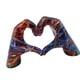 thumbnail image 5 of Estatua de mano de corazón para decoración de bodas, obra de arte resistente al desgaste, escultura de de amor, figura de gesto de corazón para e Vistoso, 5 of 9