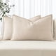 thumbnail image 1 of wonima44 MIULEE Decorative Linen Lumbar Pillow Covers 12x20 Inch Natural Beige Boho Farmhouse Neutral Couch Throw Pillows for Bed Pack of 2 Accent Modern Pillowcase Sofa Livingroom Home Decor, 1 of 1