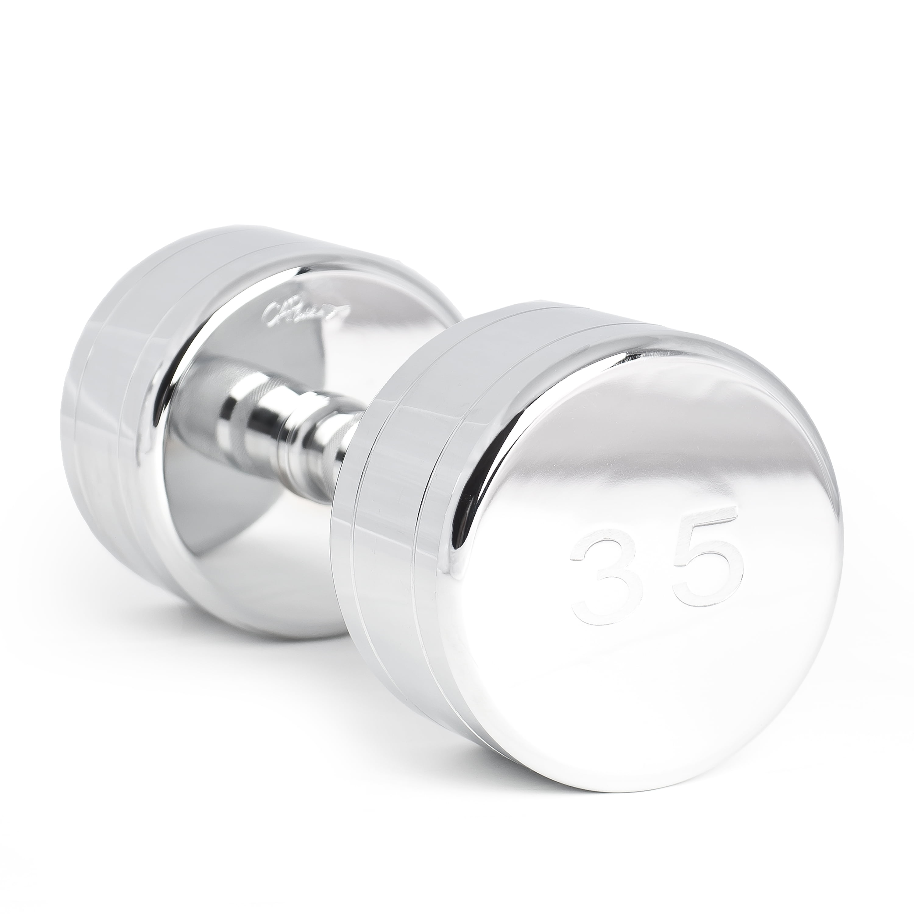 CAP Barbell Chrome Dumbbell with Contoured Handle, Single, 35 lbs