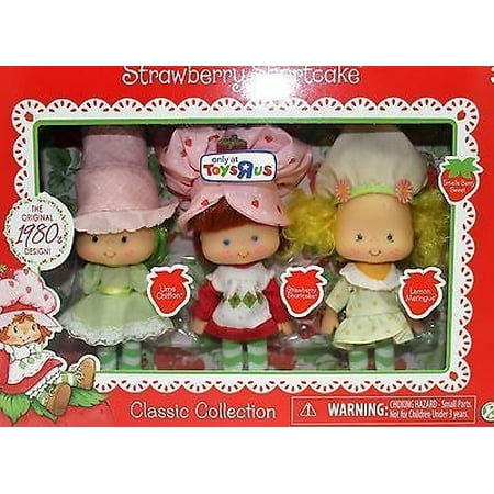 Strawberry Shortcake Retro Doll Multipack - Strawberry, Lime and