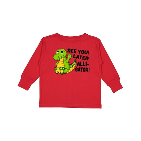 

Inktastic See You Later Alligator Gift Toddler Boy or Toddler Girl Long Sleeve T-Shirt