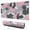 Pink Gray Camouflage-1, variant on Pink and Black in Block-shaped Camouflage desk Mouse Padwaterproof,rubber+multispandexno Slip the Camouflage SeriesmousematDesk Pad for Office Home Game 31.5x15.7inches