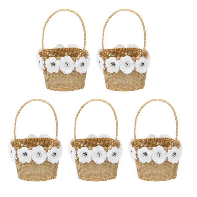 5 Pieces Halloween Trick Bag Props Bucket Multipurpose Reusable Candy Bucket for A