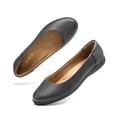 thumbnail image 2 of Bailarinas DREAM PAIRS para mujer, slip-on, punta redonda, gris oscuro, 2 of 7