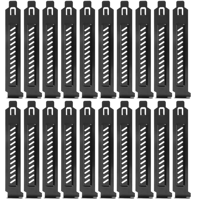 20pcs Slot Slot Slot Slot de acero inoxidable PCI l accesorio de soporte en blanco