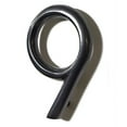 thumbnail image 2 of NACH Floating Mount Aluminum Home Address Number 9, Sleek Rounded Metal Modern House Numbers, 5 inch, Black Gun Metal, HH-RND5-GMT-9, 2 of 5