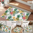 thumbnail image 5 of Pineapple Entryway Rug 2'x3'&nbsp; Non Slip Front Door Mats, Summer Nature Tropical Fruit Flowers Leaves Entrance Rugs Indoor Outdoor Carpet, Washable Floor Mats Small Area Rug for Bedroom Kitchen, 5 of 8