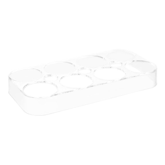 Howish egg tray Kitchen Egg Tray Fridge Storage Box Carrier Dispenser Organizer 8 Grids,PP(6.89"X3.35"X0.79")