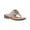 Taupe/Woven, variant on Women's Benedict Thong Sandal