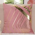 thumbnail image 5 of Necvior Modern Geometric Velvet Throw Pillow for Case Metallic Hot Stamping Striped Abstract Pattern Luxury Textured Cushion Cov, 5 of 20