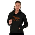 thumbnail image 5 of Cute Haunted House Halloween Bat Hoodie Sweatshirt Women Men Brisco Brands L, 5 of 6